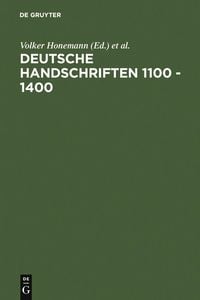 Produktbild: Deutsche Handschriften 1100 - 1400