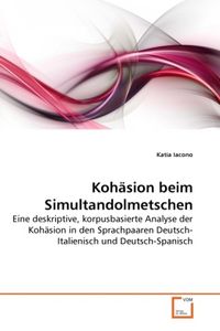Produktbild: Iacono, K: Koh&auml;sion beim Simultandolmetschen