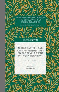 Produktbild: Middle Eastern and African Perspectives on the Development of Public Relations