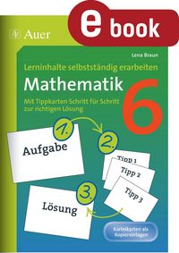 Produktbild: Lerninhalte selbstst&auml;ndig erarbeiten Mathematik 6
