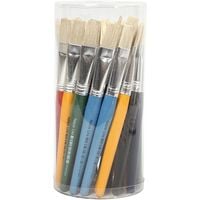 Produktbild: Creativ Company Kinderpinsel, L 19 cm, B 15 mm, Flach, 30 Stk