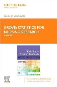 Produktbild: Statistics For Nursing Researc