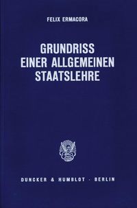 Produktbild: Grundri&szlig; einer allgemeinen Staatslehre.