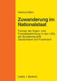 Produktbild: Zuwanderungspolitik im Nationalstaat