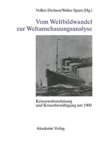 Produktbild: Vom Weltbildwandel zur Weltanschauungsanalyse
