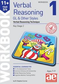 Produktbild: 11+ Verbal Reasoning Year 3/4 GL & Other Styles Workbook 1