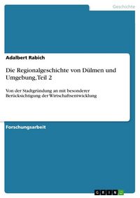 Produktbild: Die Regionalgeschichte von D&uuml;lmen und Umgebung, Teil 2