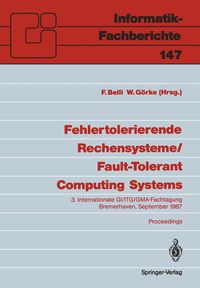 Produktbild: Fehlertolerierende Rechensysteme / Fault-Tolerant Computing Systems