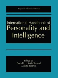 Produktbild: International Handbook of Personality and Intelligence