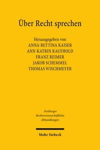 Produktbild: &Uuml;ber Recht sprechen
