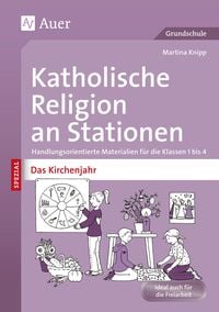 Produktbild: Katholische Religion an Stationen Das Kirchenjahr