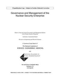 Produktbild: Governance and Management of the Nuclear Security Enterprise