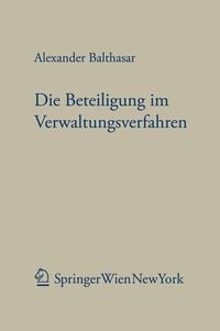 Produktbild: Die Beteiligung im Verwaltungsverfahren