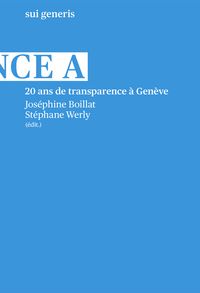Produktbild: 20 ans de transparence &agrave; Gen&egrave;ve