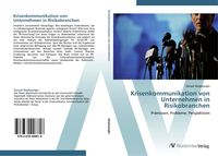 Produktbild: Krisenkommunikation von Unternehmen in Risikobranchen