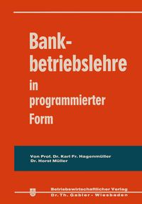 Produktbild: Bankbetriebslehre in programmierter Form