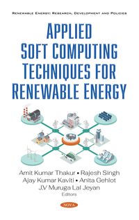 Produktbild: Applied Soft Computing Techniques for Renewable Energy