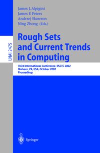 Produktbild: Rough Sets and Current Trends in Computing