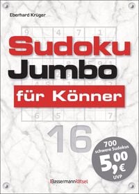 Produktbild: Sudokujumbo f&uuml;r K&ouml;nner 16