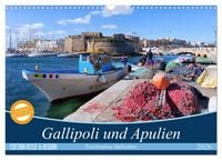 Produktbild: Gallipoli und Apulien - Faszination S&uuml;ditalien (Wandkalender 2026 DIN A3 quer), CALVENDO Monatskalender