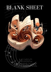 Produktbild: Blank Music Manuscript Notebook for Musicians and Composers