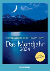 Bild vom Artikel Das Mondjahr 2024 - s/w Taschenkalender vom Autor Johanna Paungger