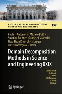 Produktbild: Domain Decomposition Methods in Science and Engineering XXIX