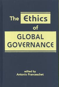 Produktbild: Ethics of Global Governance