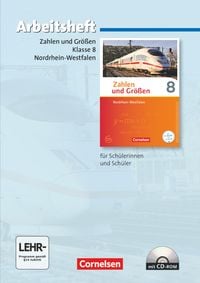 Produktbild: Zahlen und Gr&ouml;&szlig;en - Nordrhein-Westfalen Kernlehrpl&auml;ne - Ausgabe 2013 - 8. Schuljahr