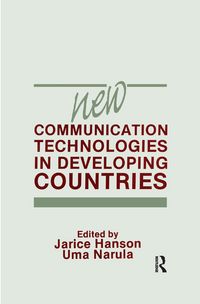 Produktbild: New Communication Technologies in Developing Countries