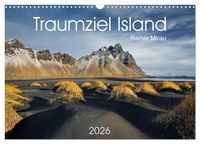 Produktbild: Traumziel Island 2026 (Wandkalender 2026 DIN A3 quer), CALVENDO Monatskalender