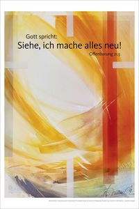 Produktbild: Jahreslosung Eberhard M&uuml;nch 2026, Kunstdruck 40 x 60 cm