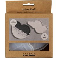 Produktbild: Creativ Company Silikonform, Schneckenmuschel, H 0,6 cm, L 12 cm, B 8-9 cm, 2 Stk