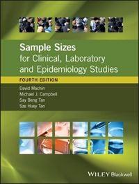 Produktbild: Sample Sizes for Clinical, Laboratory and Epidemiology Studies