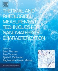 Produktbild: Thermal and Rheological Measurement Techniques for Nanomaterials Characterization