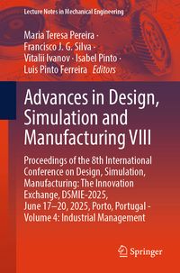 Produktbild: Advances in Design, Simulation and Manufacturing VIII