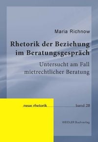 Produktbild: Rhetorik der Beziehung im Beratungsgespr&auml;ch