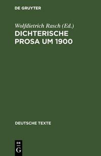 Produktbild: Dichterische Prosa um 1900