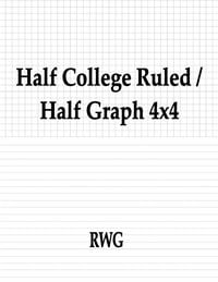 Produktbild: Half College Ruled / Half Graph 4x4