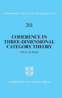 Produktbild: Coherence in Three-Dimensional Category Theory