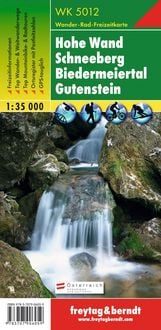 Produktbild: freytag & berndt Wanderkarte WK 5012 Hohe Wand - Schneeberg - Biedermeiertal - Gutenstein 1:35.000