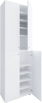 Produktbild: XL Holz Gro&szlig;er Schuhschrank Schuhkommode Lona 10