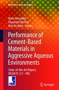 Produktbild: Performance of Cement-Based Materials in Aggressive Aqueous Environments