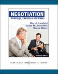 Produktbild: Lewicki, R: Negotiation