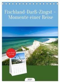 Produktbild: Tischplaner 2027 - Fischland-Dar&szlig;-Zingst - Momente einer Reise (A5 Tischkalender zum Aufstellen) CALVENDO