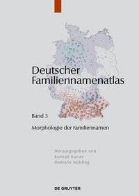 Produktbild: Morphologie der Familiennamen