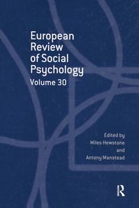 Produktbild: European Review of Social Psychology: Volume 30