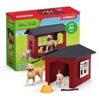 Produktbild: schleich&reg; 42722 Hundeh&uuml;tte mit Goldenretrievern
