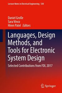 Produktbild: Languages, Design Methods, and Tools for Electronic System Design
