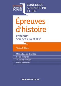 Produktbild: Epreuves d'histoire - Concours Sciences Po et IEP